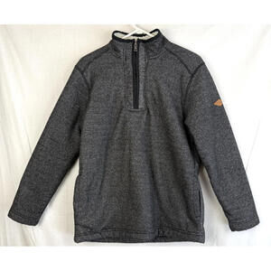 ORVIS Classic Collection Womens Sz S 1/4 Zip Pullover Sherpa-Lined Cozy